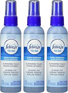 Febreze Fabric Refresher 2.8 oz Travel to-Go Size Febreze Fabric Spray, 3-Pack