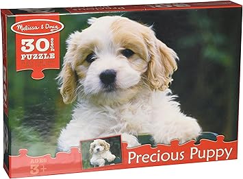 Melissa & Doug Precious Puppy Cardboard Jigsaw Puzzle, 30-Piece