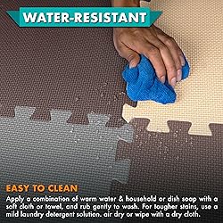 ProSource Foam Puzzle Floor Play Mat for Kids and
