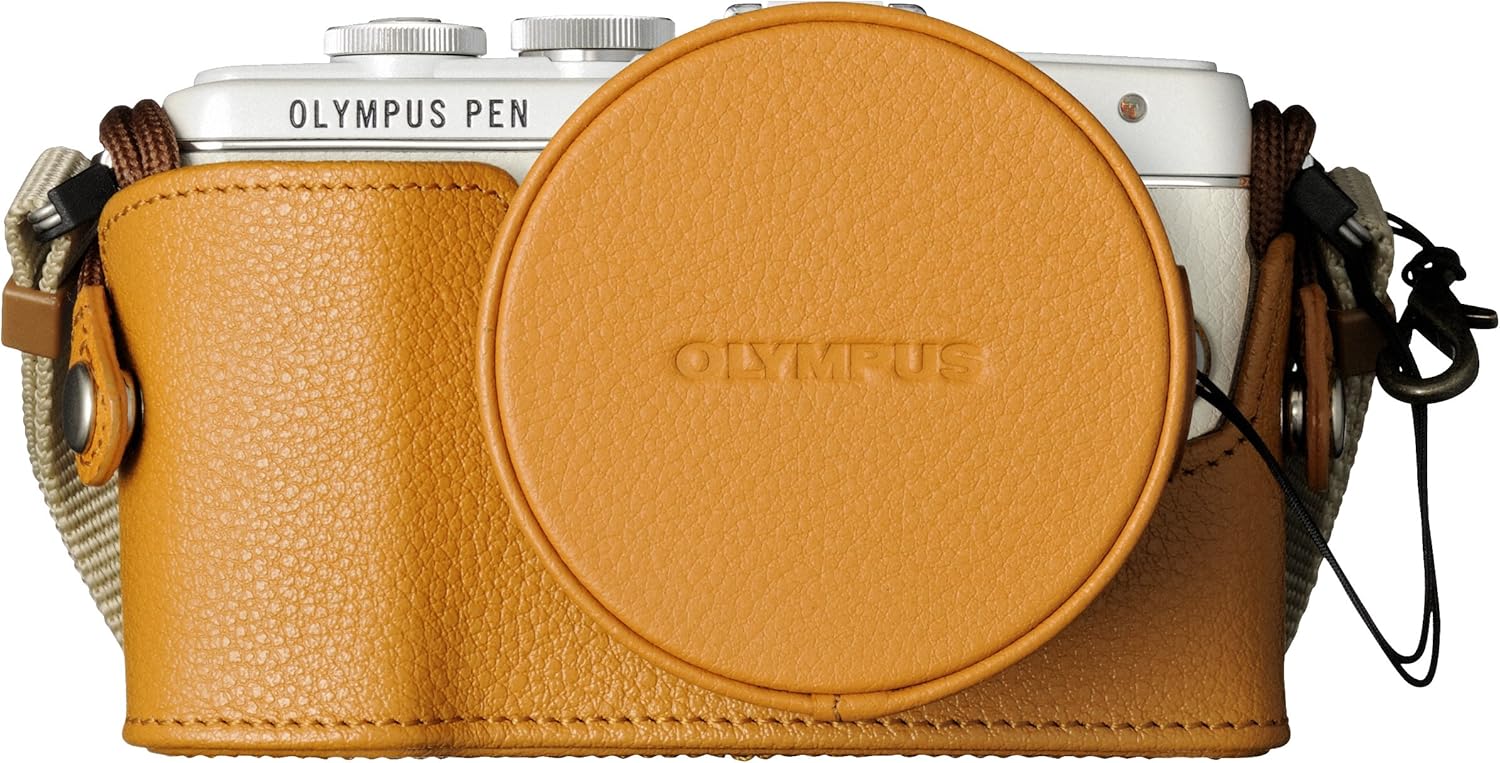 Amazon Olympus ミラーレス一眼 Pen E Pl7 E Pl8 E Pl9用 本革ボディジャケット ライトブラウン Cs 45b Lbr オリンパス カメラバック ケース