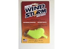 TOMENGBEIAABBCC Windstorm Safety Whistle, Yellow