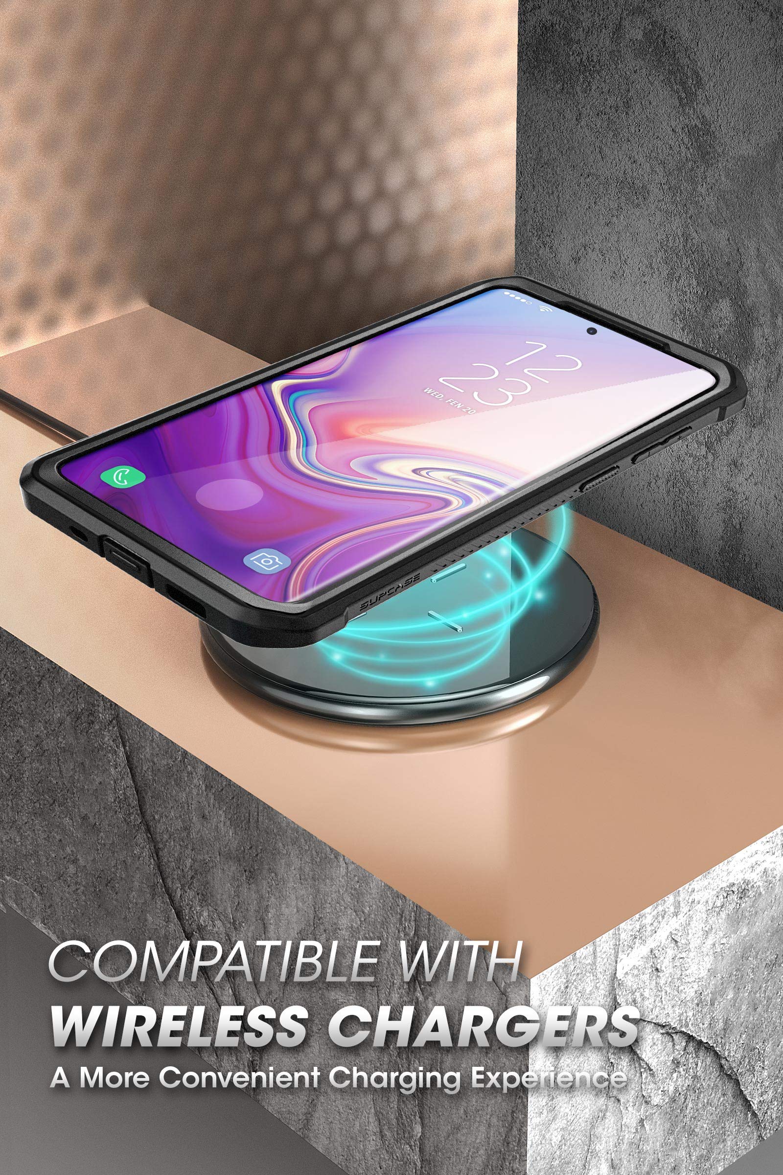 SUPCASE Samsung Galaxy S20 FE 5G Case (Unicorn Beetle Pro) | with Screen Protector | Built-in Stand & Belt-Clip | Heavy Duty Full-Body Rugged Protective | Black