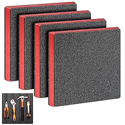 Outus 4 Pcs Cuttable Polyurethane Foam Pads Foam
