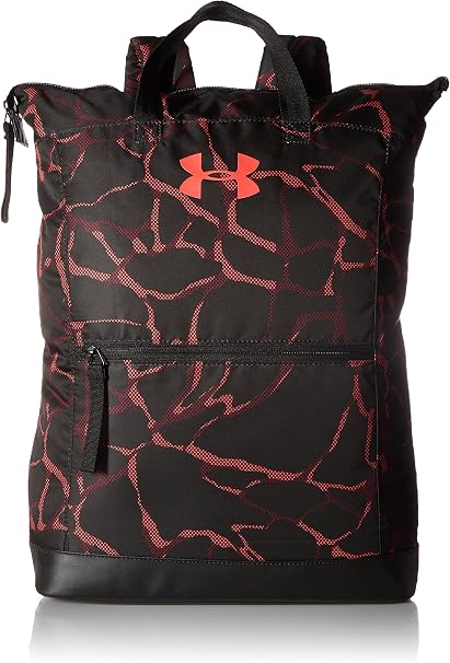 under armour red and black backpack