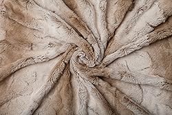Chanasya Premium Faux Fur Ombre Throw Blanket