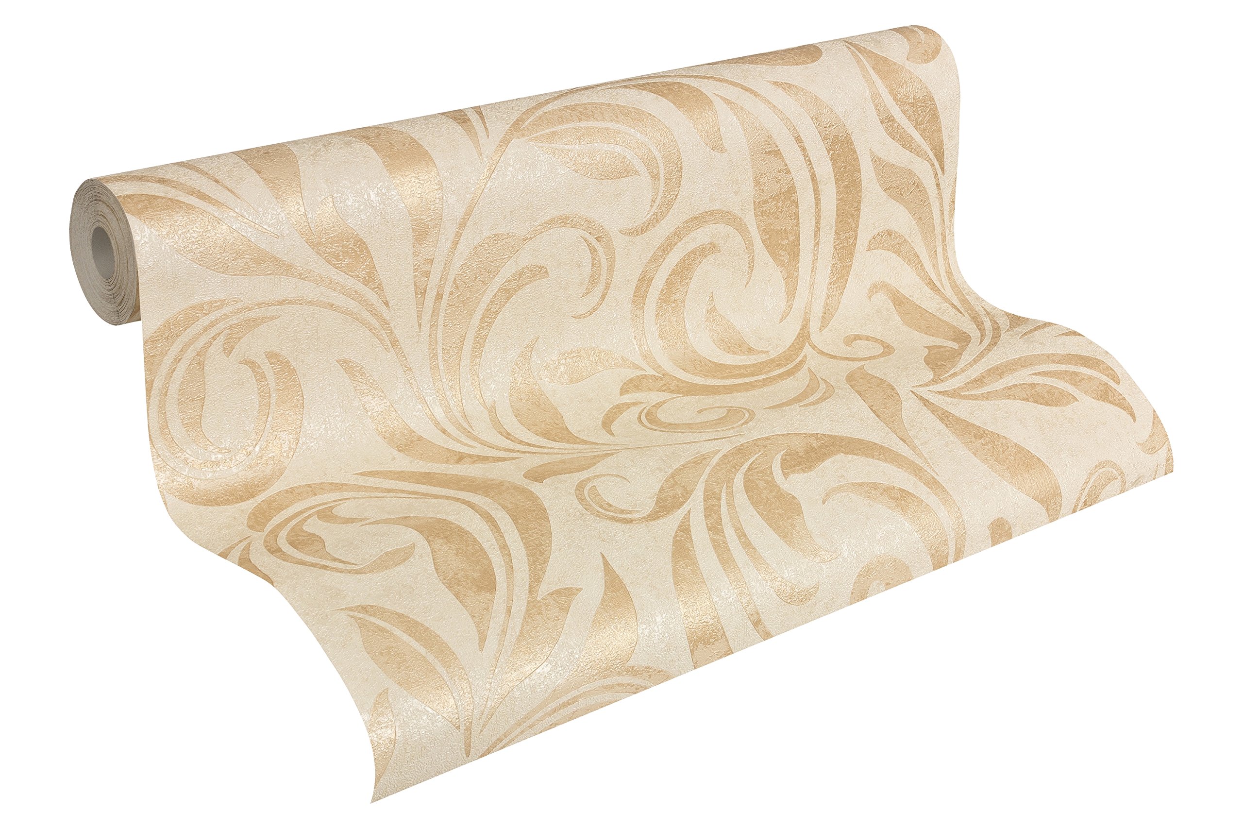 Architects Paper wallpaper Nobile beige cream metallic 10,05 m x 0,70 m 959404