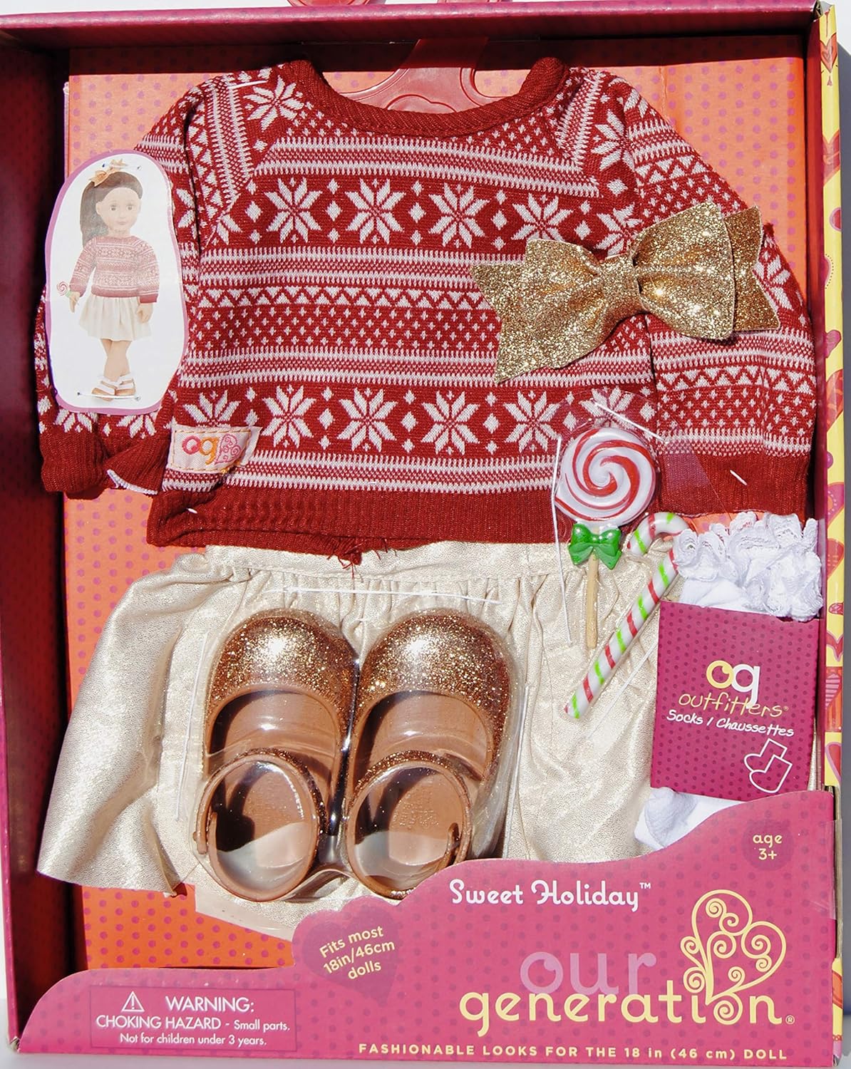 our generation sweet holiday outfit