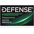 Defense Soap All Natural Peppermint Bar Soap for Men | Made by Wrestlers with Tea Tree Oil & Eucalyptus Oil to Promote Healthy Skin