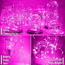 SunKite 16 Packs 20 LED Fairy String Lights Battery