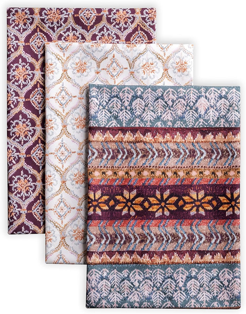 Maison d' Hermine 3pk Cotton Kitchen Towels 70x50cm Absorbent Dish Tea Towels