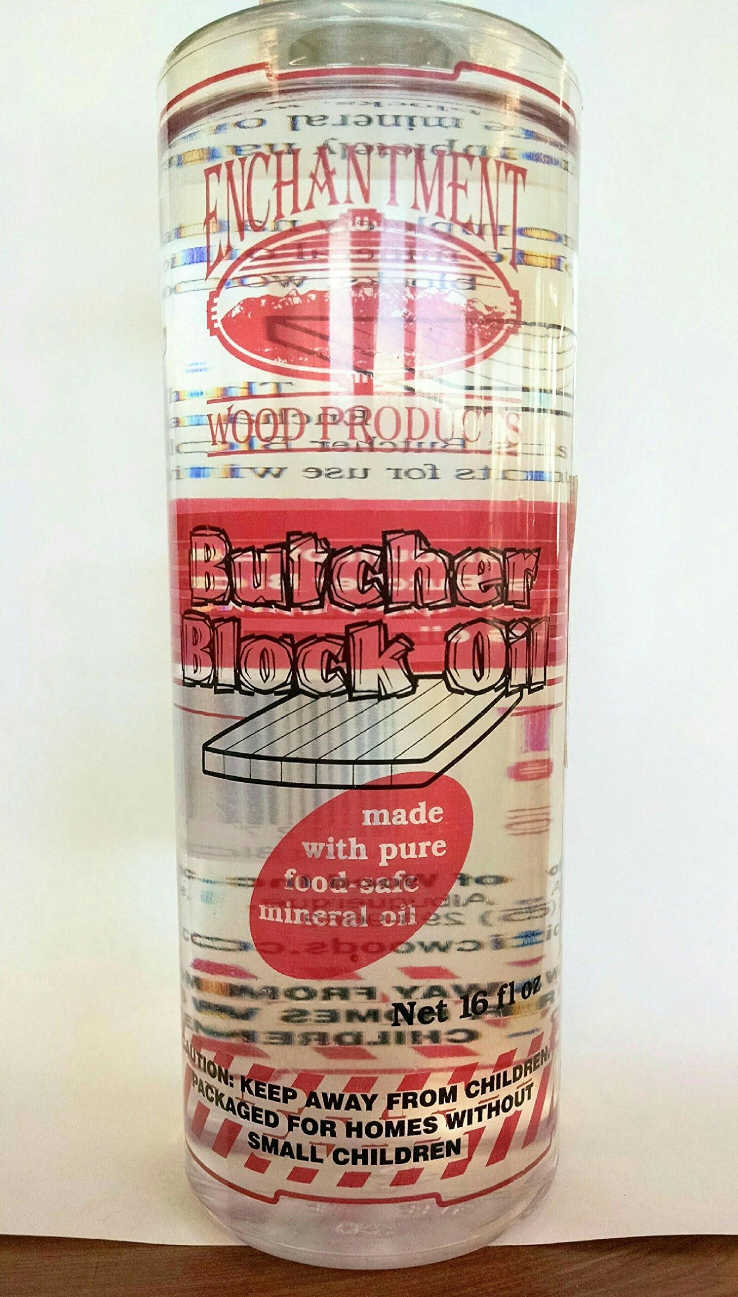 Butcher Block Oil, Food Grade Mineral Oil, 16 Ounce
