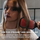 Denman Detangling Paddle Hairbrush Black D38 for Wet or Dry Hair view 4
