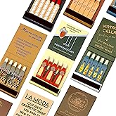 Set of 10 Vintage-Style Matchbooks &ndash; Retro-Inspired Collectible Decor for Bars, Weddings, &amp; Home | Unique Ephemera and Party Favors