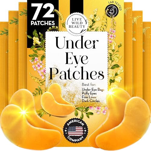 Under Eye Patches (72 Patches) for Puffy Eyes and Dark Circles with ...