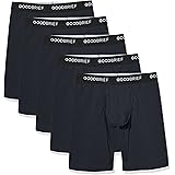 Good Brief Men's Cotton Stretch Long Leg Boxer Briefs (3-Pack or 5-Pack)