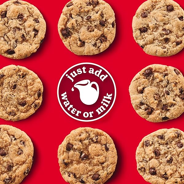 BETTY CROCKER BATCHABLES CHOCOLATE CHIP COOKIE MIX, MIX AND BAKE 4 TO 24 PER BATCH, 28 OZ. (PACKING MAY VARY)
