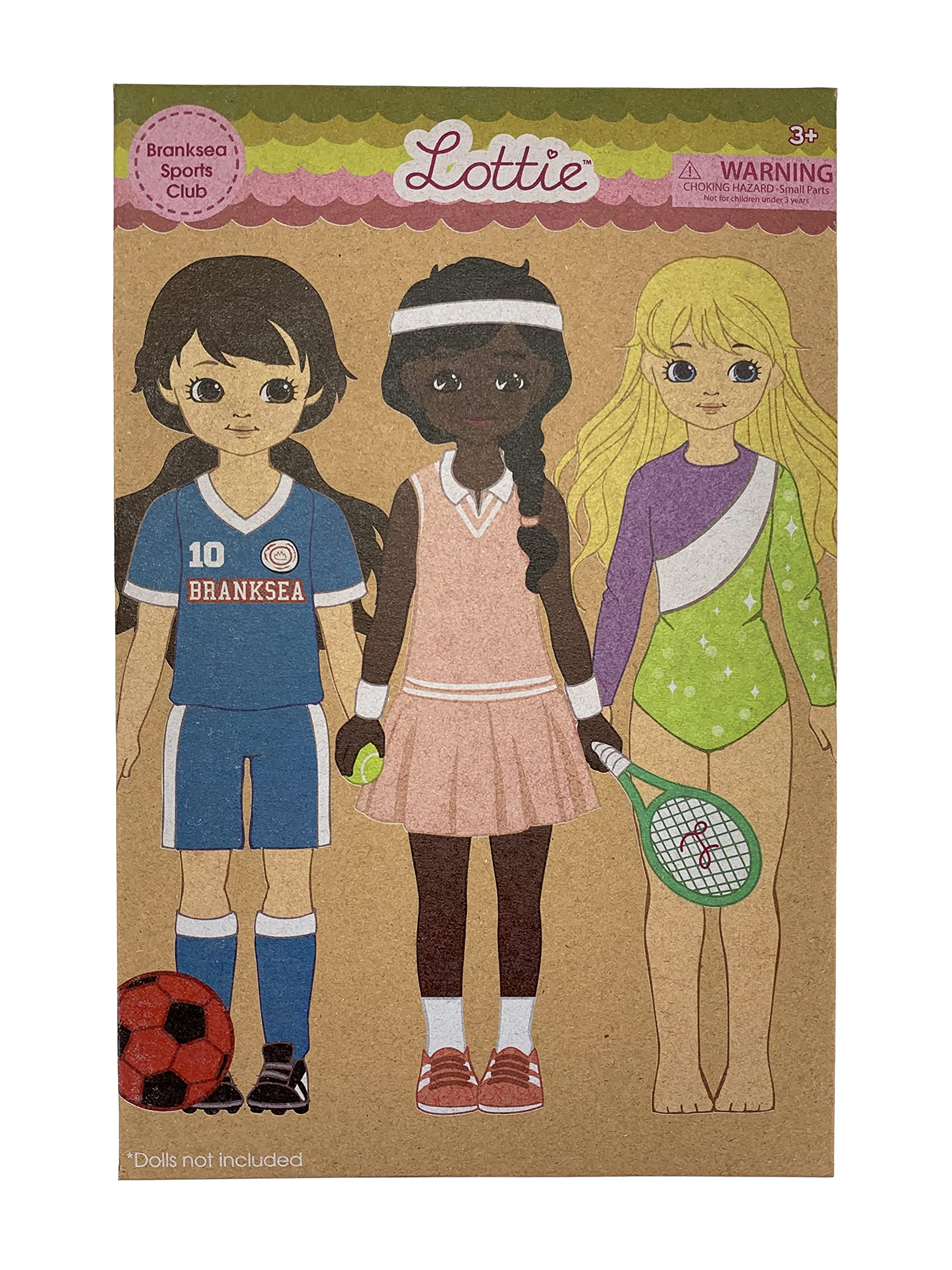 Lottie Branksea Sports Club Multipack| Toys for Girls and Boys | Doll Accessories | Gifts for 3 4 5 6 7 8 Year Old | Small 7.5 inch