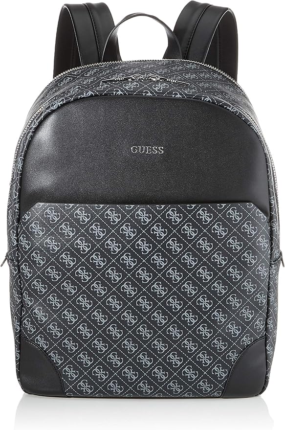Guess Manhattan Logo, Men’s Backpack, Black, 16x41x30 cm (W x H L