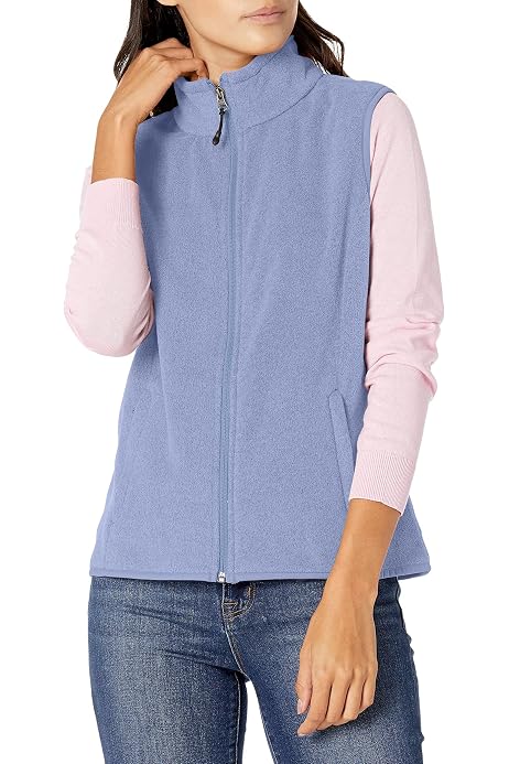 Polar Fleece Zip Vest Outerwear 