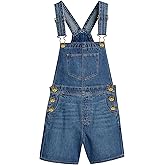 Remimi Kids Overalls Denim Shortsall Summer Short Rompers With Pockets Cotton Jumpsuits 3-15 Years