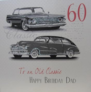 White Cotton Cards Code Sb6 D60 Classic Car 60 To An Old Classic