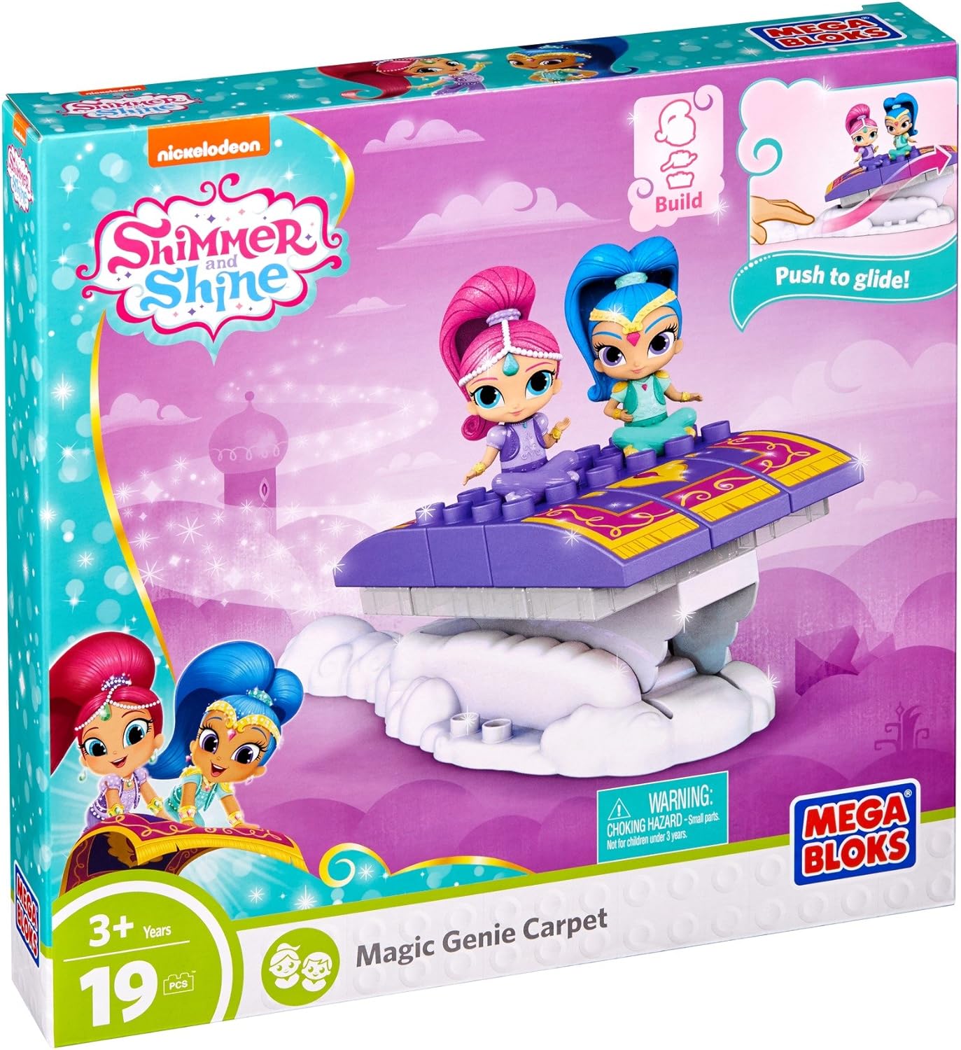 mega bloks shimmer and shine genie market