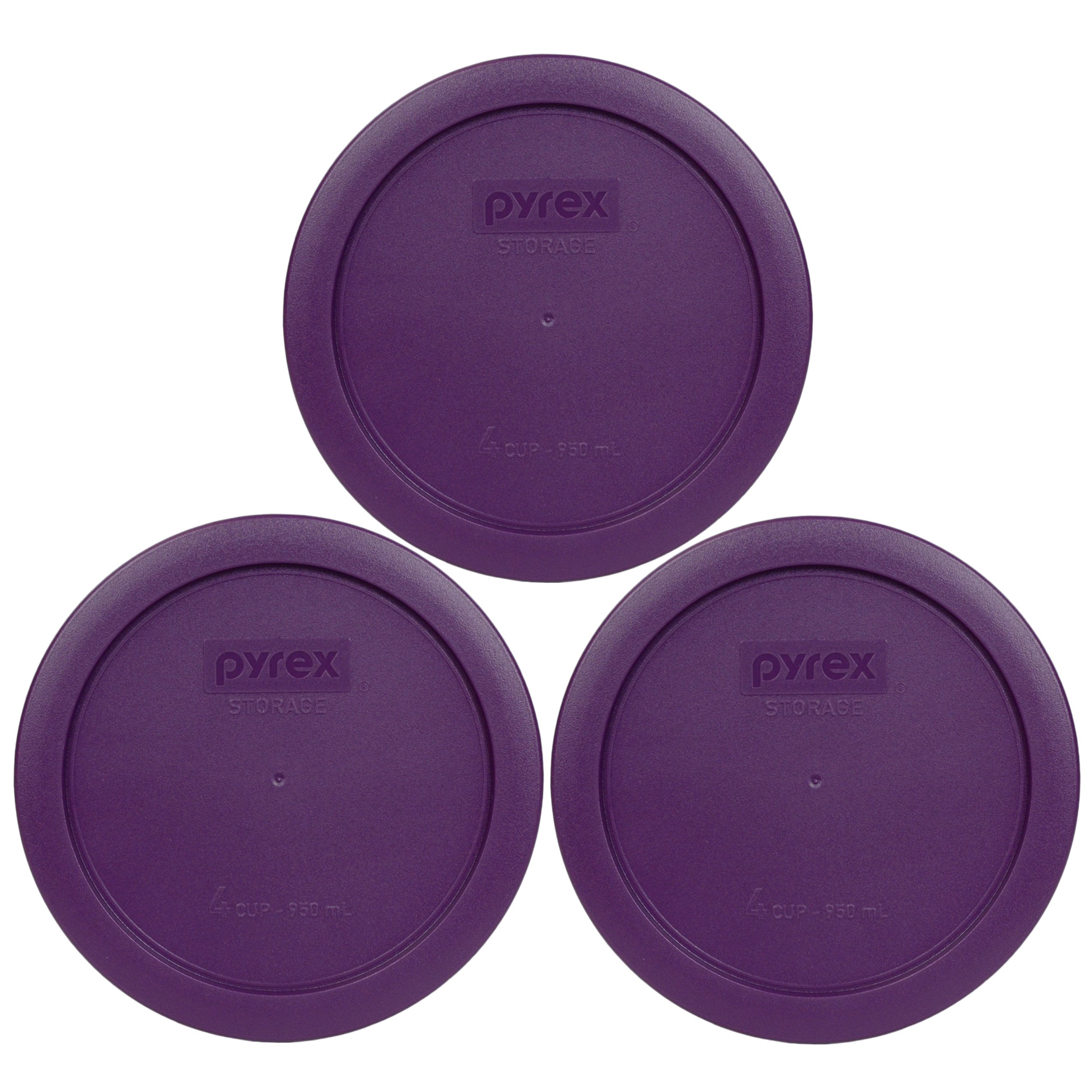 Pyrex 7201-PC 4-Cup Purple Food Storage Replacement