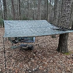 LOOGU Heavy Duty Waterproof Tarp, Bionic Tree Camo