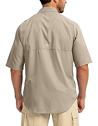 Men's Fishing Shirts with Zipper Pockets UPF