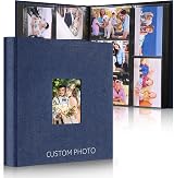 DazSpirit 6x4 Inch Photo Album 600 Photos Linen Cover 10x15 Slip-In Pockets