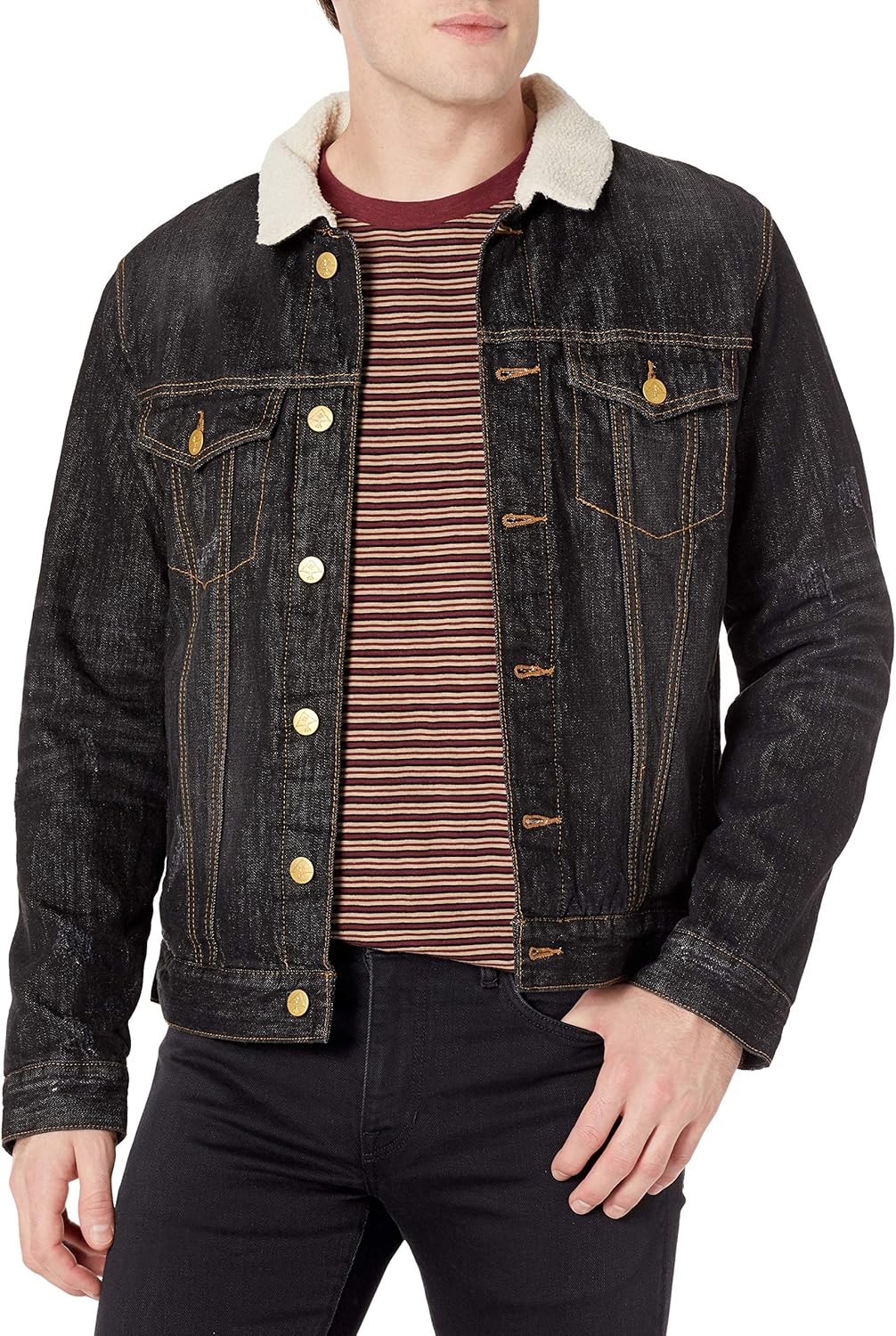 LRG Herren Dark Shade Denim Jacket Jacke Amazon.de Bekleidung