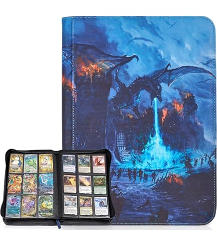 Amazon.com: MTG Card Binder - TCG Trading Card Holder Compatible with Magic  The Gathering Cards