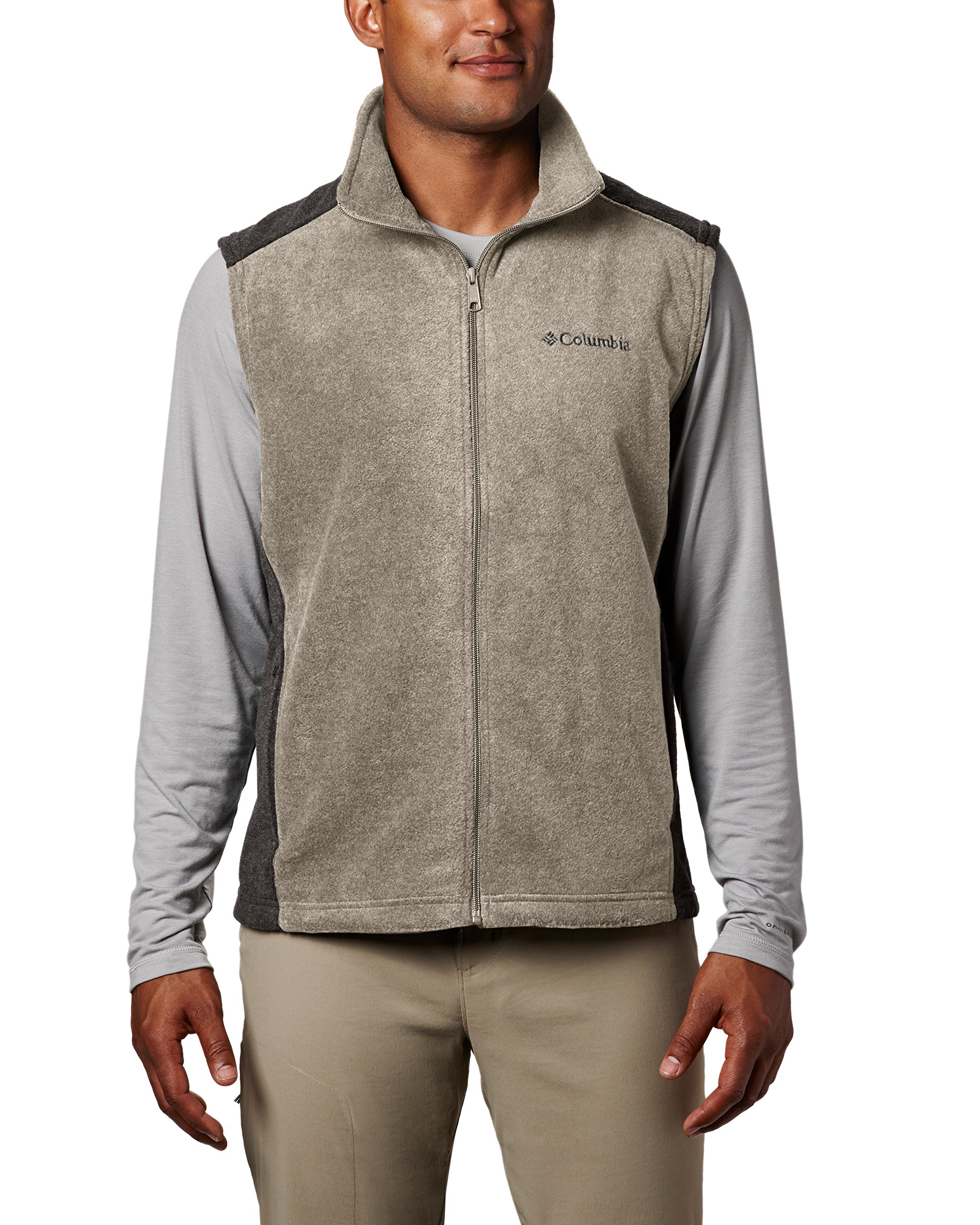 columbia men's steens mountain full zip soft fleece vest