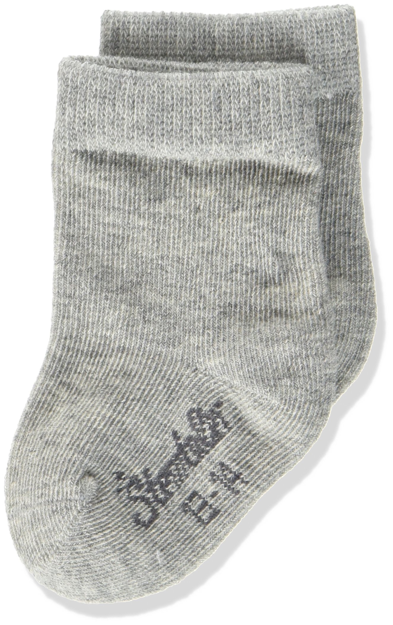 Sterntaler Unisex Baby Unisex Kid's Calcetines Ankle Socks, Grey (Silver Melange 542), 16 (Pack Of 2) Socks, Grey (Silber Melange 542), 3-6 Months (Manufacturer Size: 16)