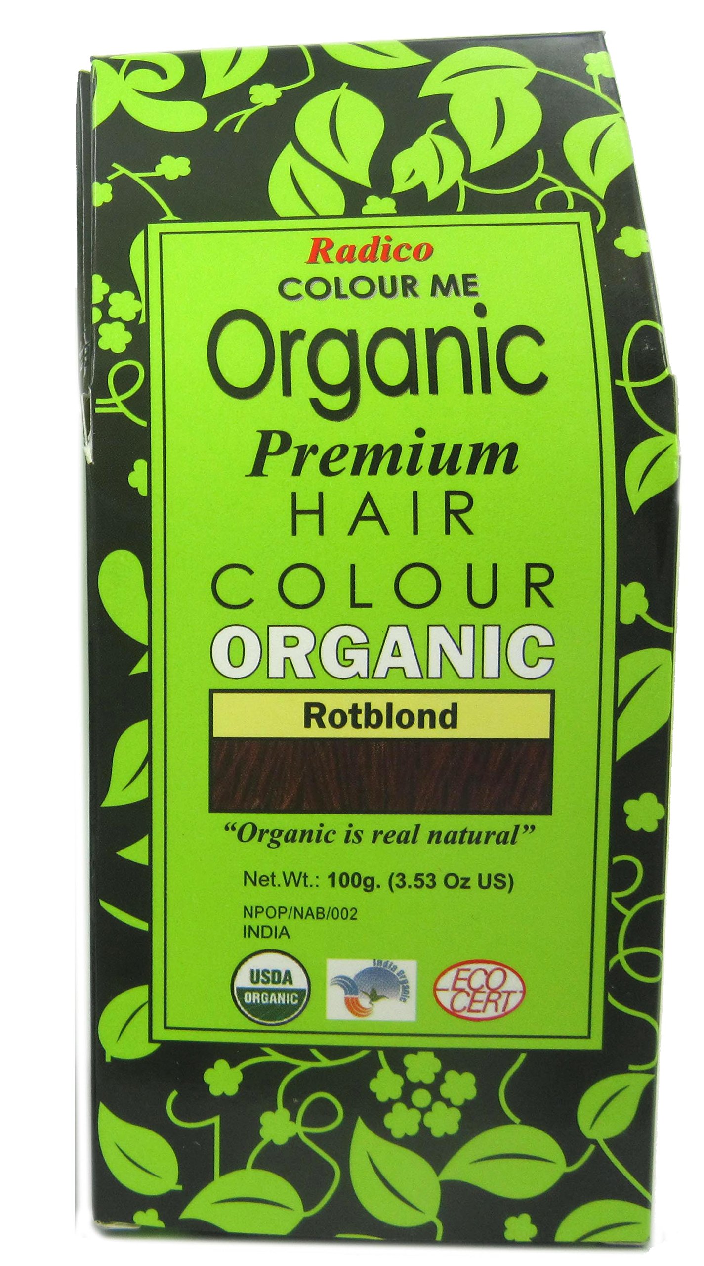 Radico - Hair Colour - Organic Red Blonde - 100 g