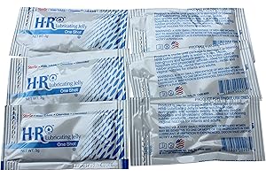 HR PHARMACEUTICALS eMedical Kits One Shot 3 Gram Lubricating Jelly Packets, 144 Packets per box, Sterile