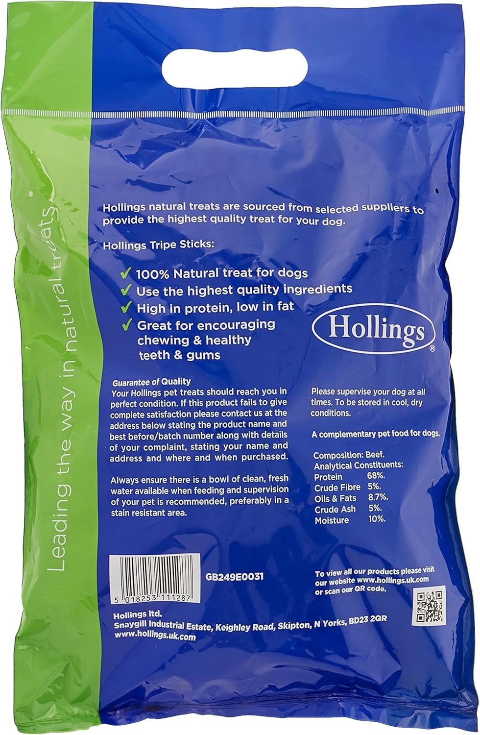hollings tripe sticks 2.5 kg