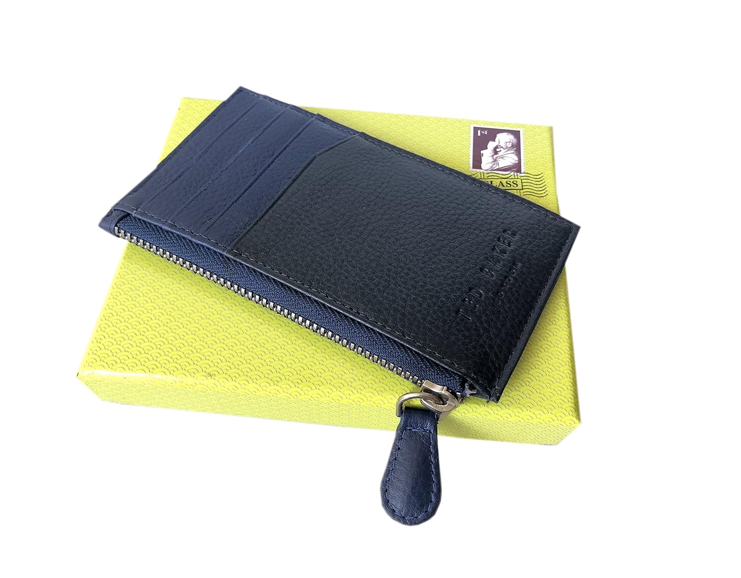 TED Baker Blue Contrast Card Holder Coin Wallet Amazon.co.uk Luggage