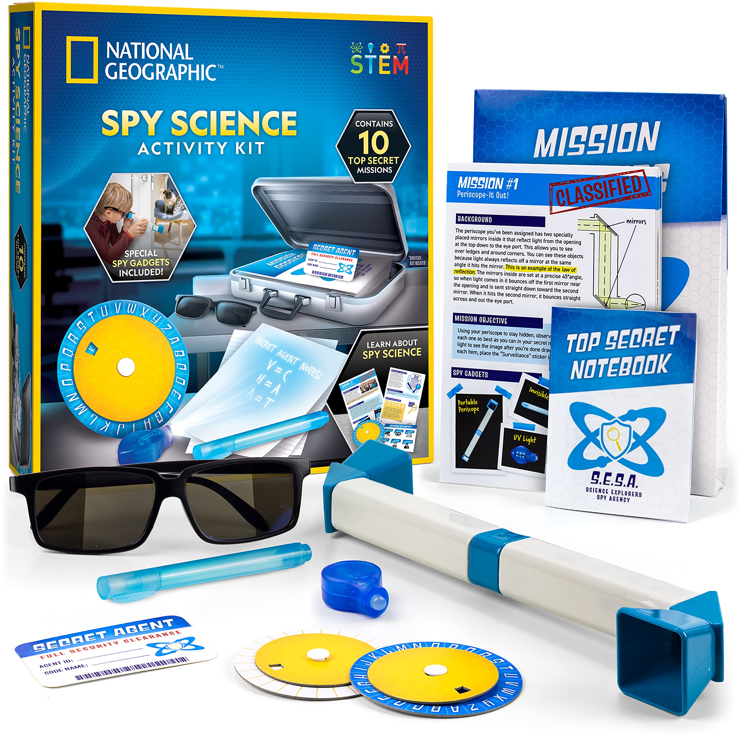 NATIONAL GEOGRAPHIC Spy Science Kit - Kids Spy