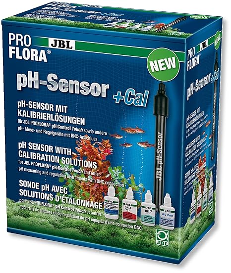 JBL pH-Sensor+Cal 63188 PH-Elektrode mit BNC-Anschluss Mit Kalibrierlösung