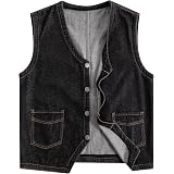 Wrangler Men's Unlined Denim Vest at 