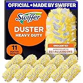Swiffer Dusters Heavy Duty Multi-Surface Duster Refills for Cleaning, Unscented, 11 Count