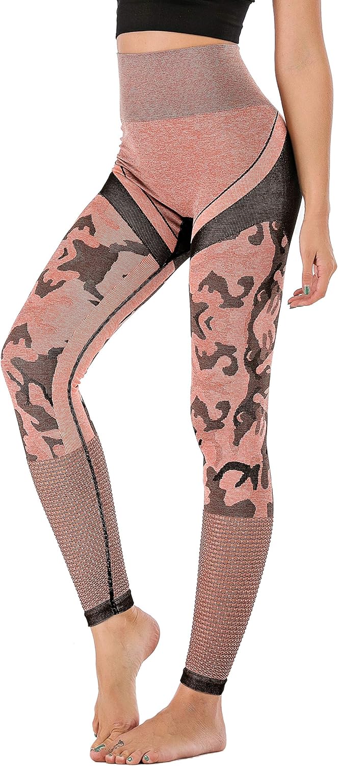 camo workout leggings