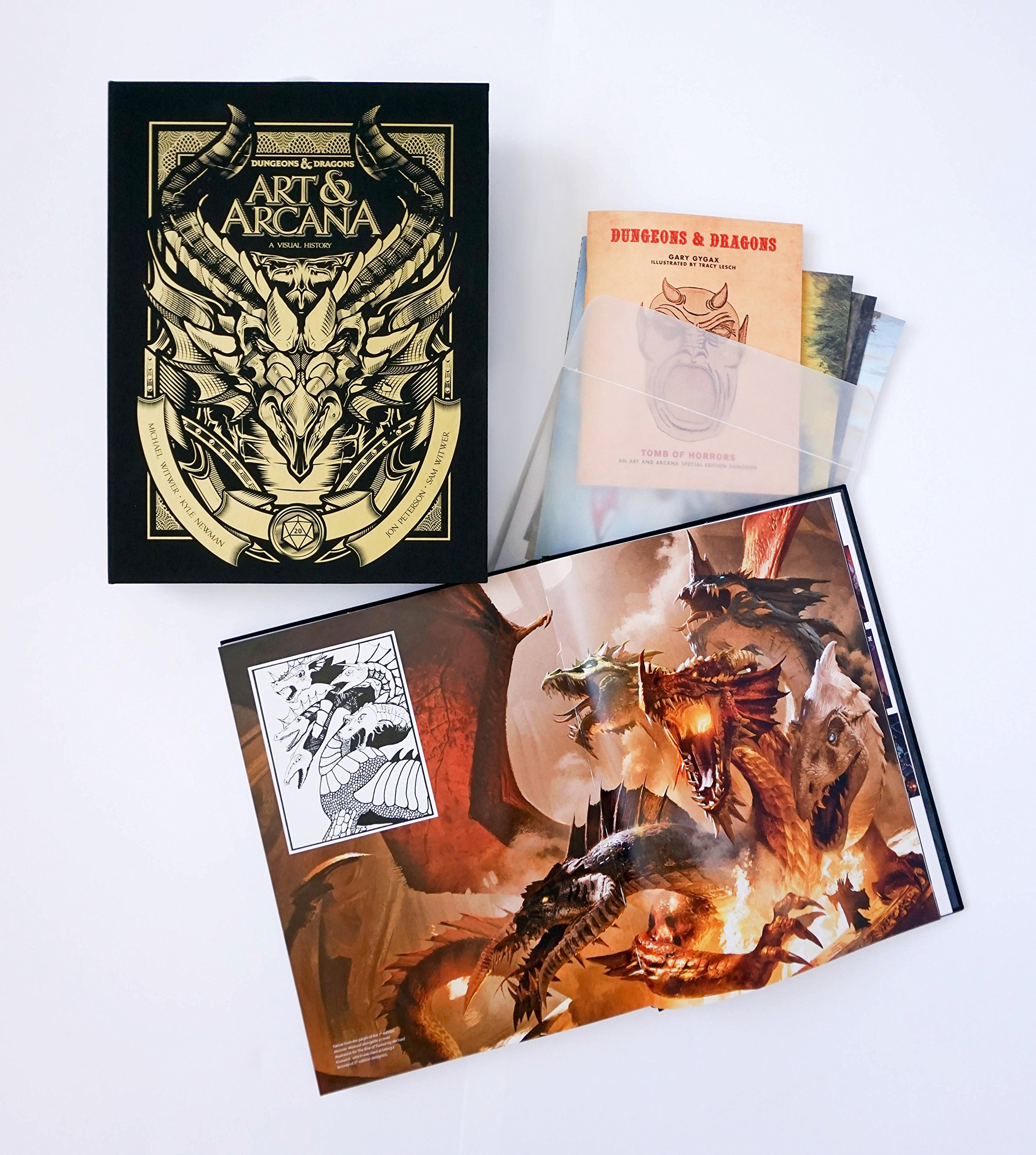 Dungeons Dragons Art Arcana Special Edition Boxed Book Ephemera Set A Visual History Witwer Michael Newman Kyle Peterson Jon Witwer Sam Manganiello Joe 9780399582752 Amazon Com Books