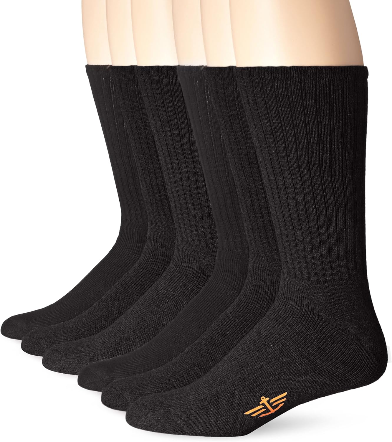 Dockers Big and Tall Men's 6Pack Cushion Comfort Sport Crew Big & Tall