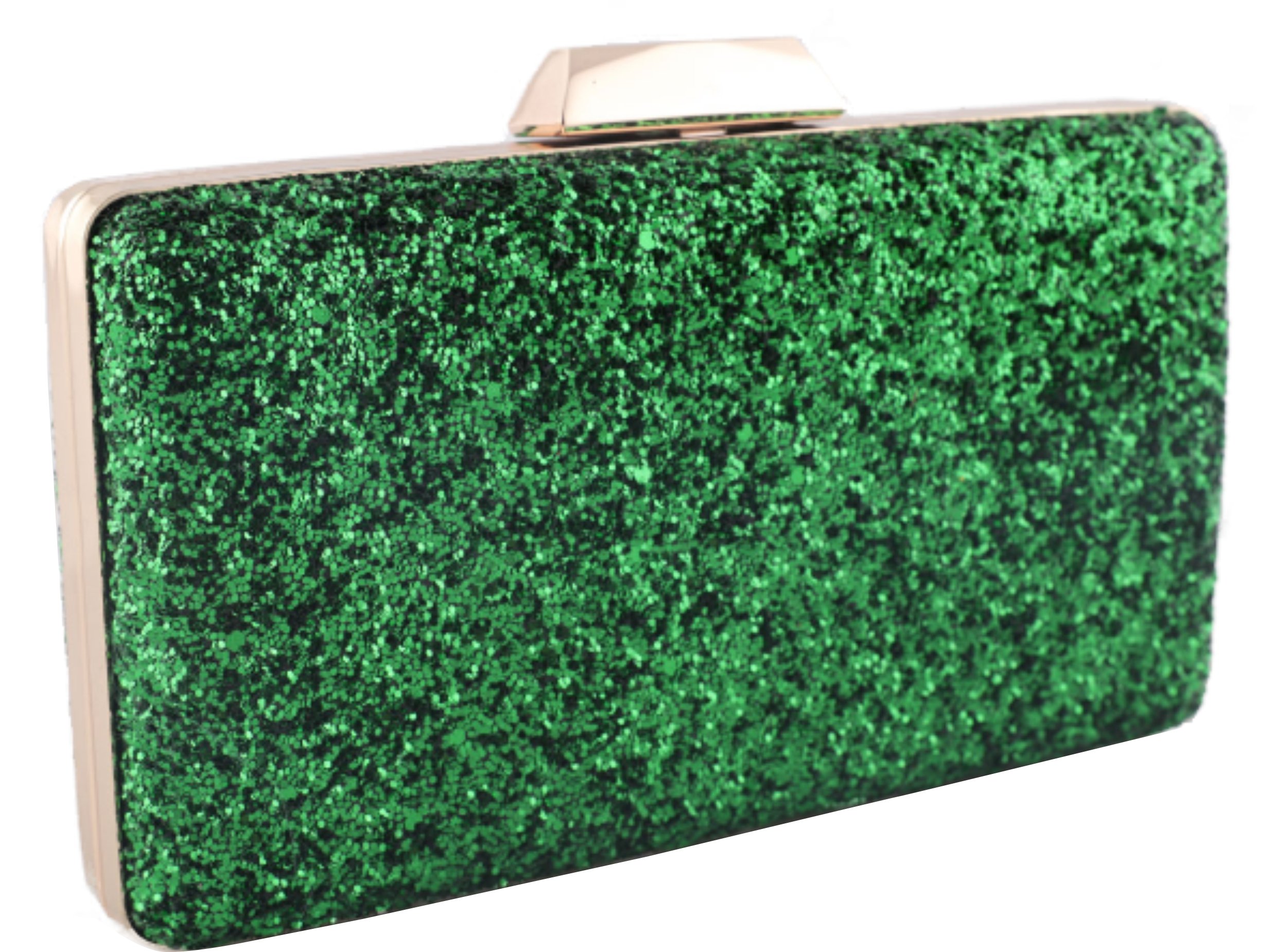 Vitanatur Mis Bolsos Online bolso clutch de fiesta purpurinas verde
