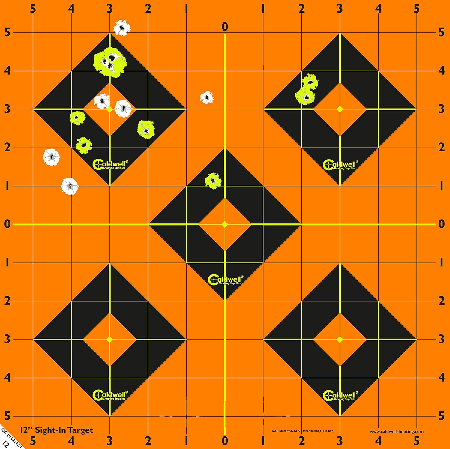 Caldwell Orange Peel 12 Inch Sight-In Targets, 5 Pack : Hunting Targets And Accessories : Sports & Outdoors