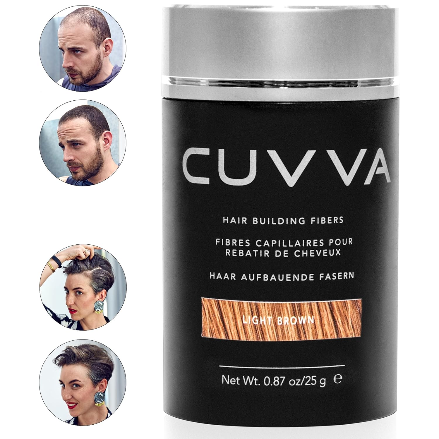 Buy 0 87oz 25g Light Brown Cuvva Hair Fibers Hair Loss