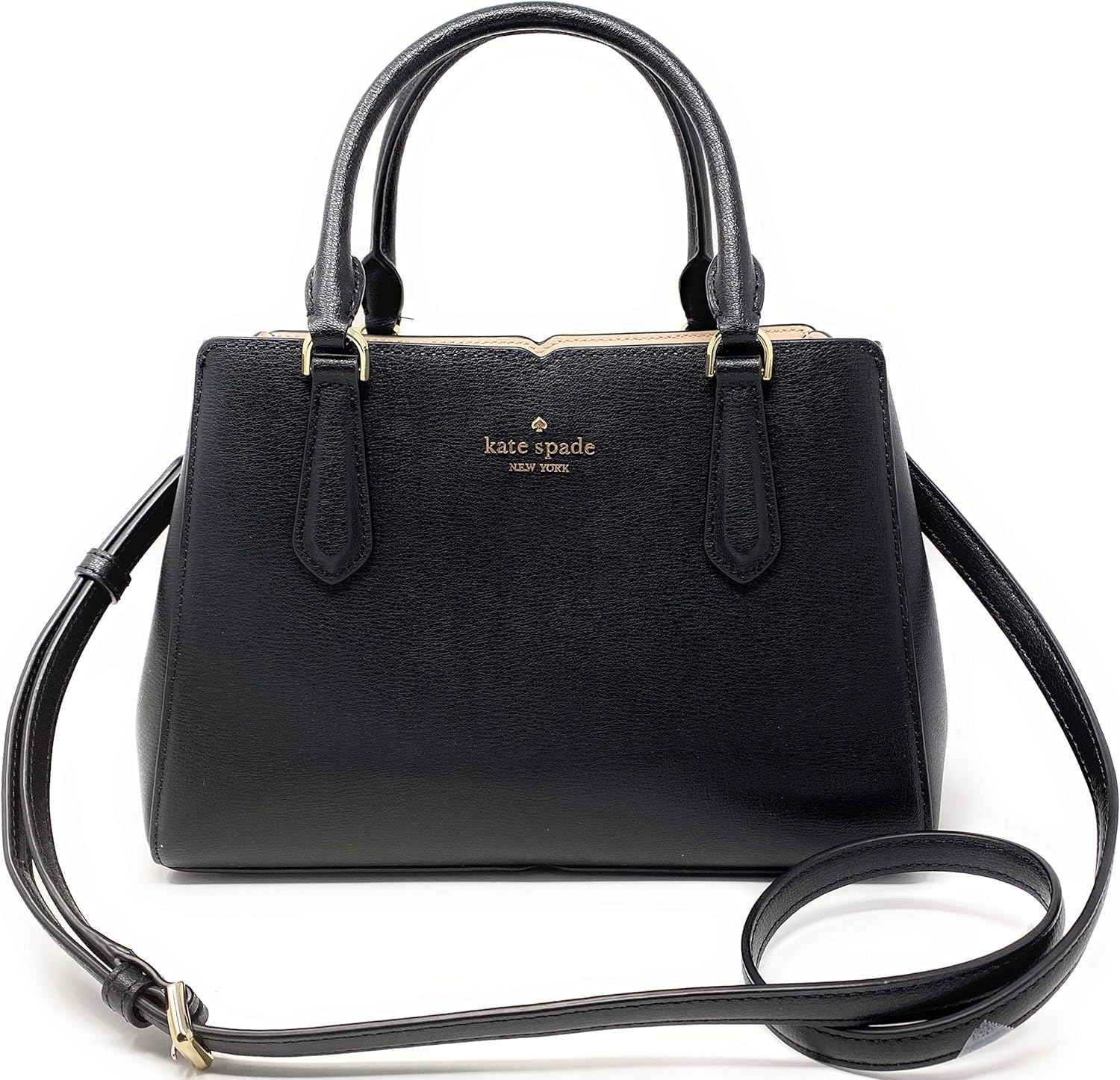 Kate Spade New York Tippy Small Triple Compartment Satchel (Bkack) Amazon.ca Shoes & Handbags