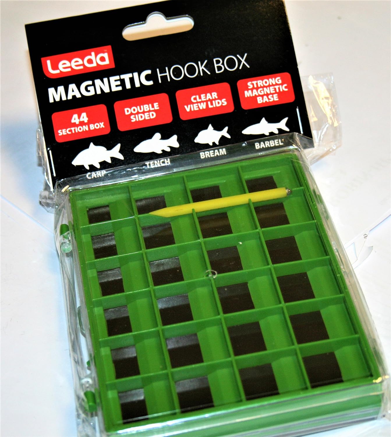 Leeda Magnetic Hook Box Green